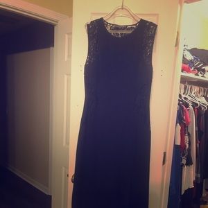 Black formal dress